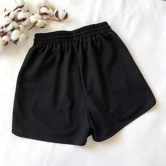 Shein Drawstring Waist Dolphin Hem Shorts - Picture 3 of 6